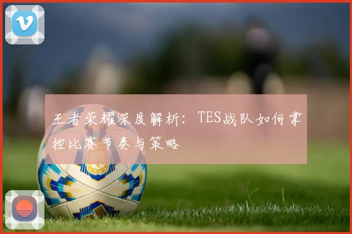 王者荣耀深度解析：TES战队如何掌控比赛节奏与策略